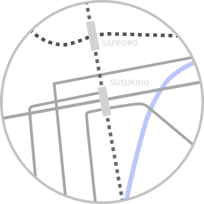 ススキノサウナクラブ地図